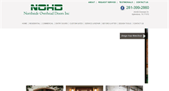 Desktop Screenshot of northsideoverheaddoors.com